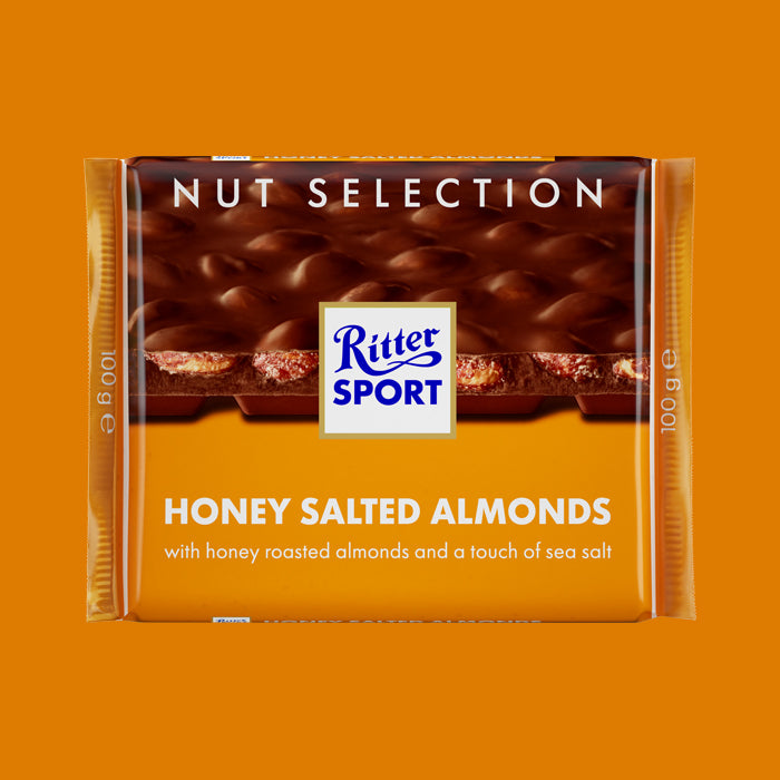 Ritter Sport Honey Salted Almonds 100g