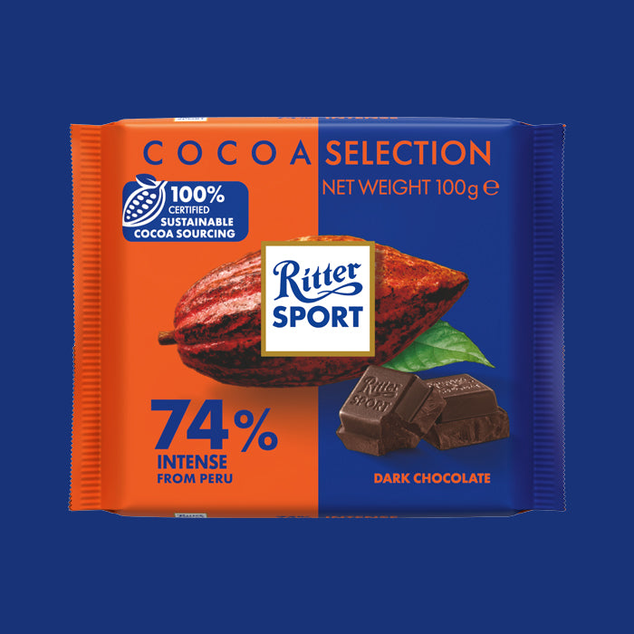 Ritter Sport Cocoa Selection 74% Intense 100g
