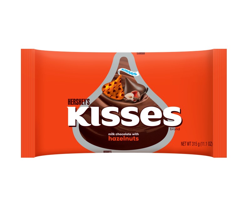 Hershey's Kisses Milk Chocolate with Hazelnuts 315g