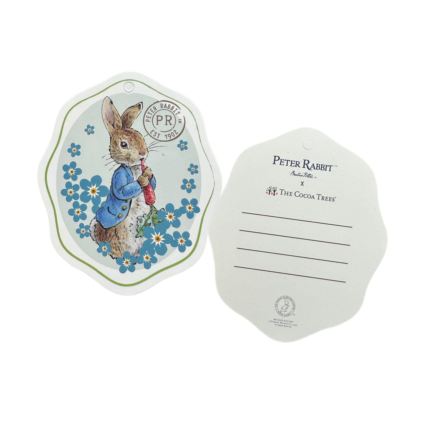 Peter Rabbit x The Cocoa Trees Limited Edition Gift Tag