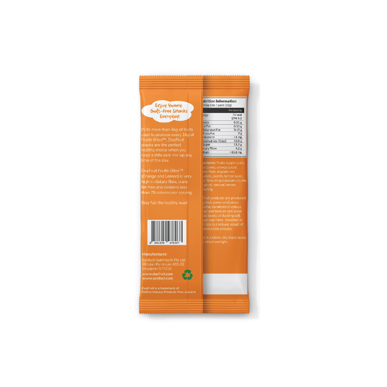 DeeFruit Fruitti-Bites Real Fruit Chews – Handy Sachet