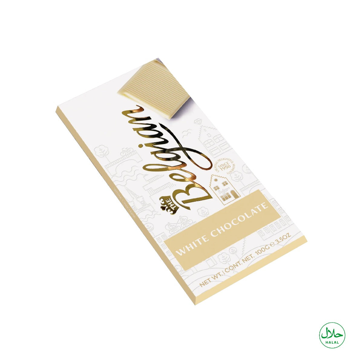 The Belgian White Chocolate Bar 100g