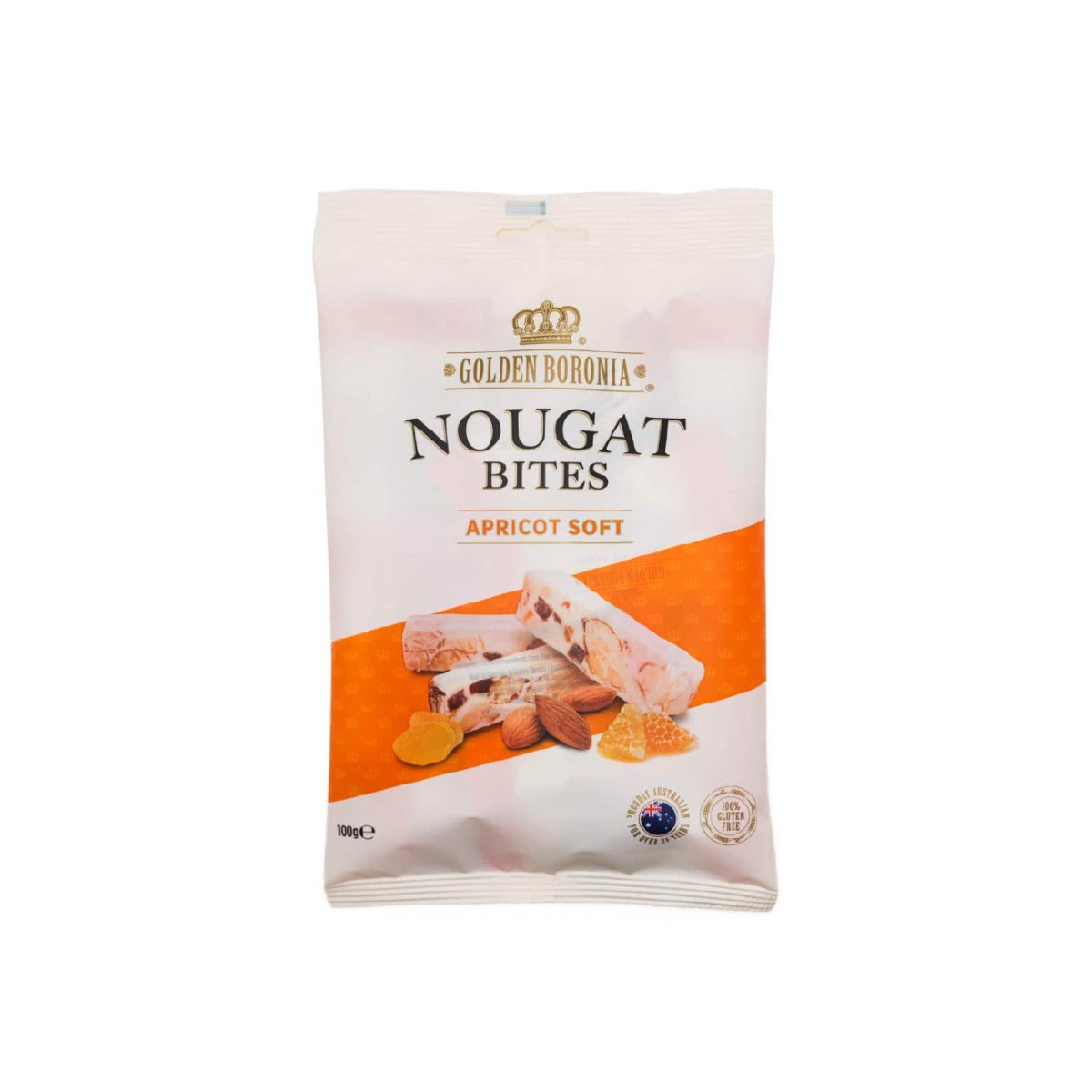 Golden Boronia Apricot Soft Nougat 100g