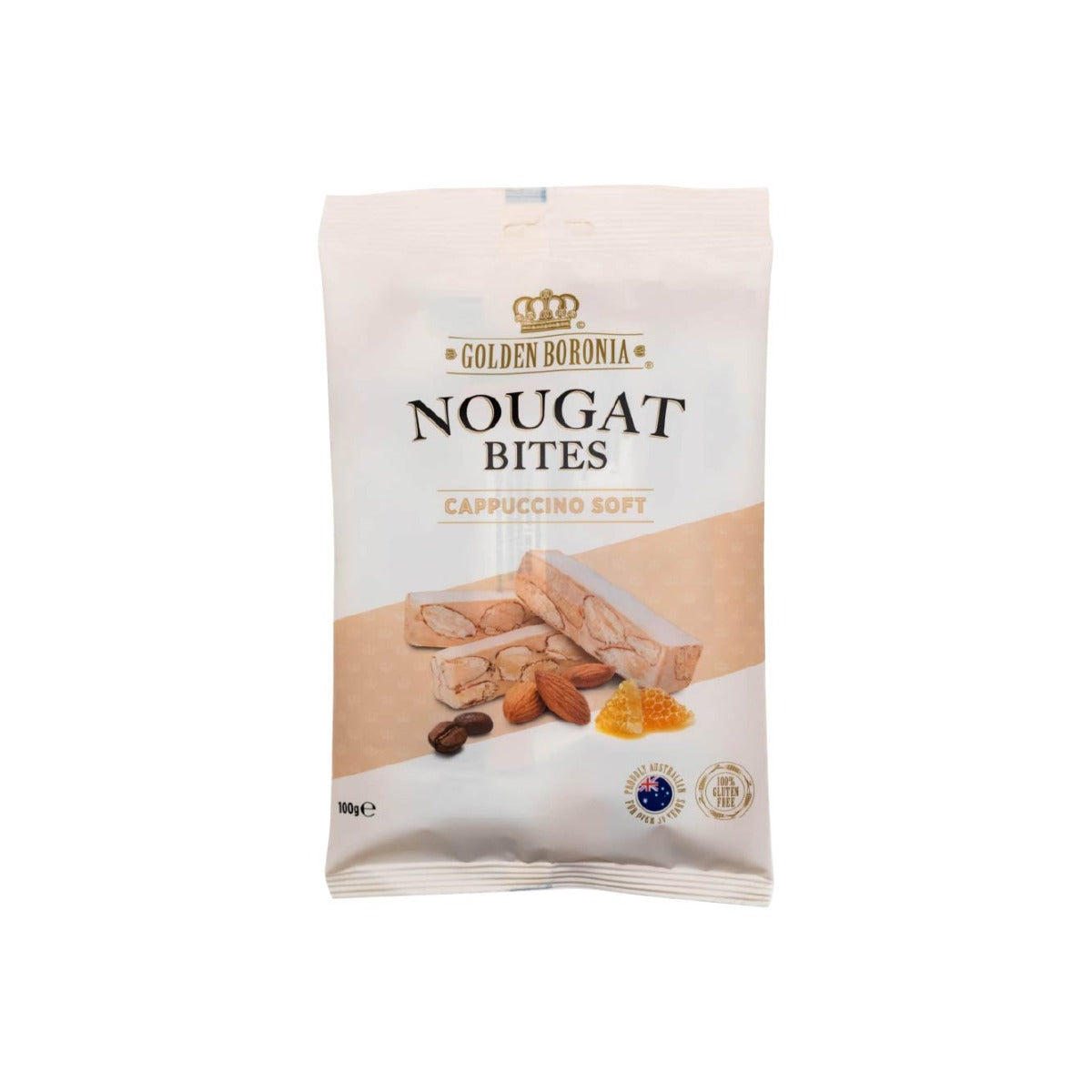 Golden Boronia Cappucino Soft Nougat 100g