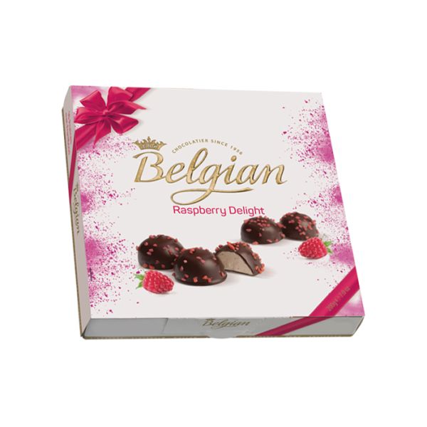 The Belgian Raspberry Delight Pralines 200g