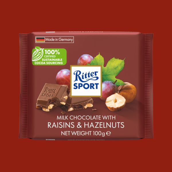 Ritter Sport Raisins Hazelnuts 100g