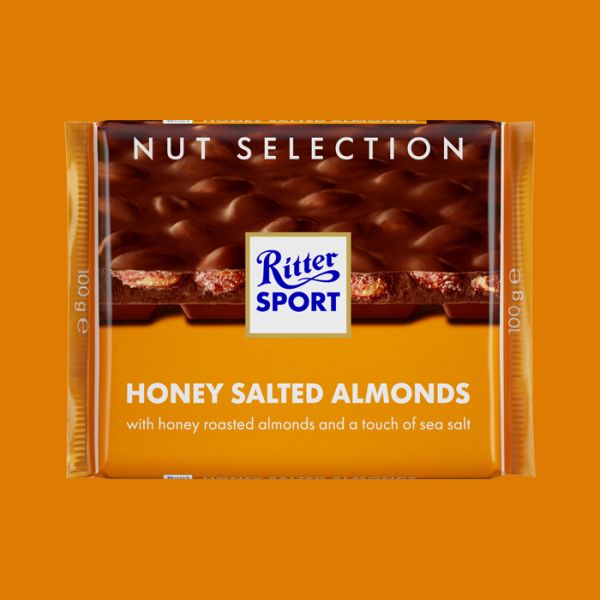 Ritter Sport Honey Salted Almonds 100g