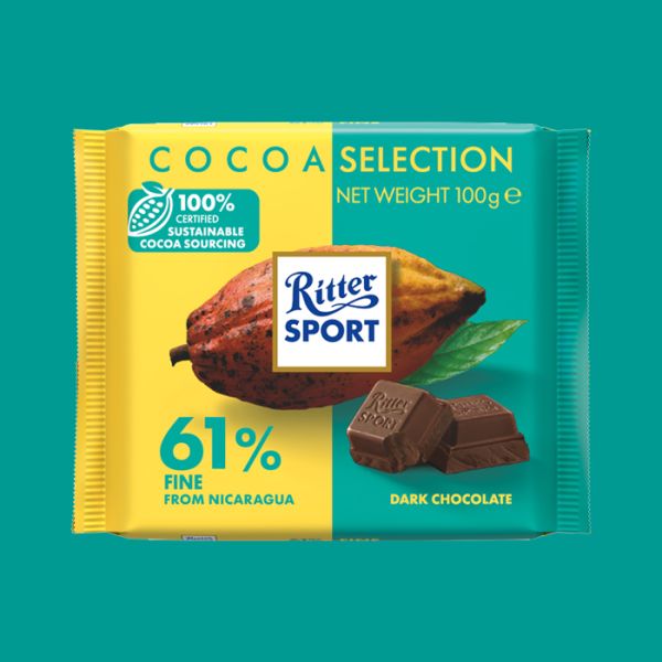 Ritter Sport Cocoa Selection 61% Fine 100g