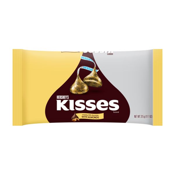 Hershey's Kisses Extra Creamy Milk Chocolate with Almonds 315g