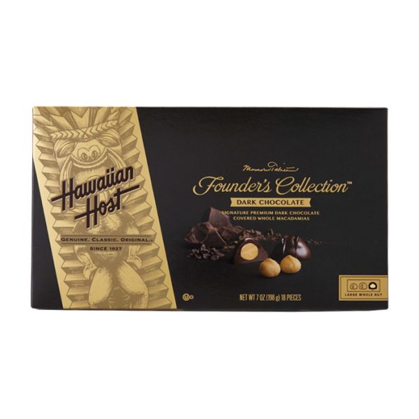 Hawaiian Host Founder's Collection Dark Chocolate 198g