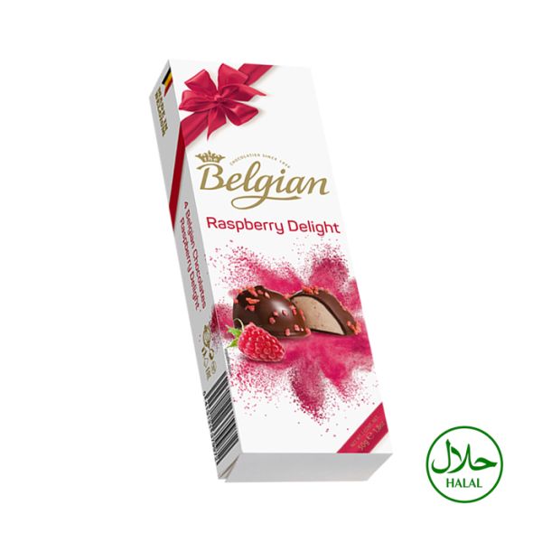 The Belgian Raspberry Delight Pralines 50g