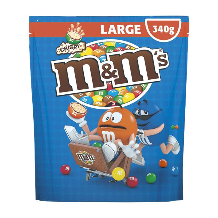 Buy M&M's Crispy Pouch 340g