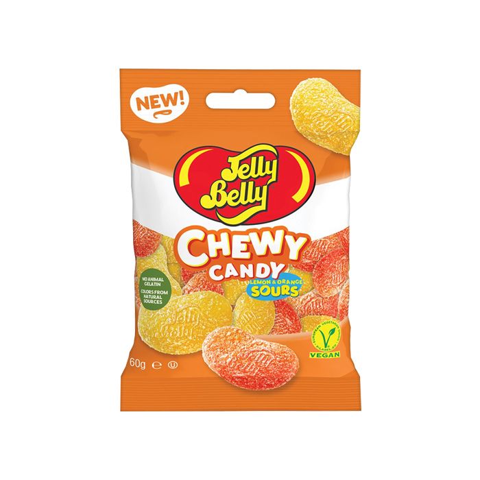 Jelly Belly Chewy Candy Sours Lemon & Orange 60g