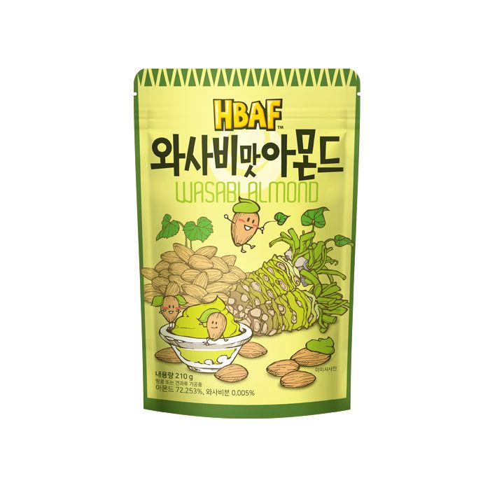HBAF Wasabi Almond 210g