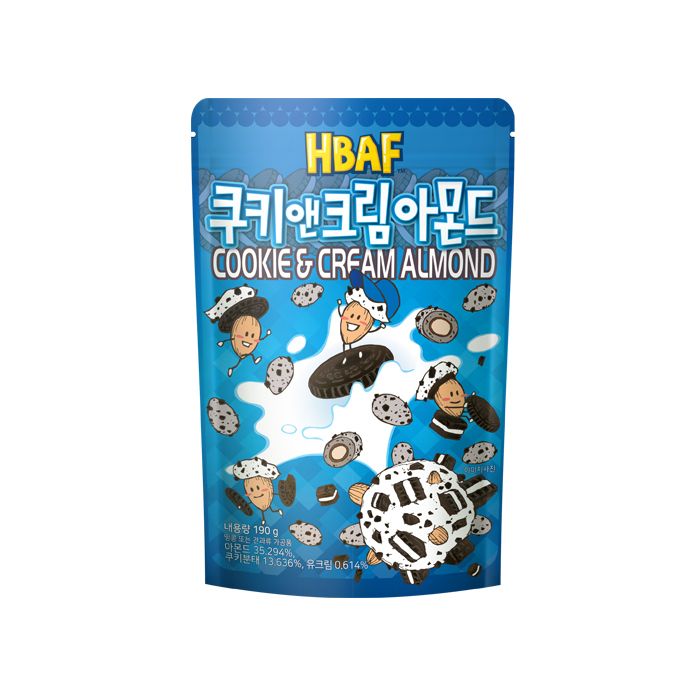 HBAF Cookie & Cream Almond 190g