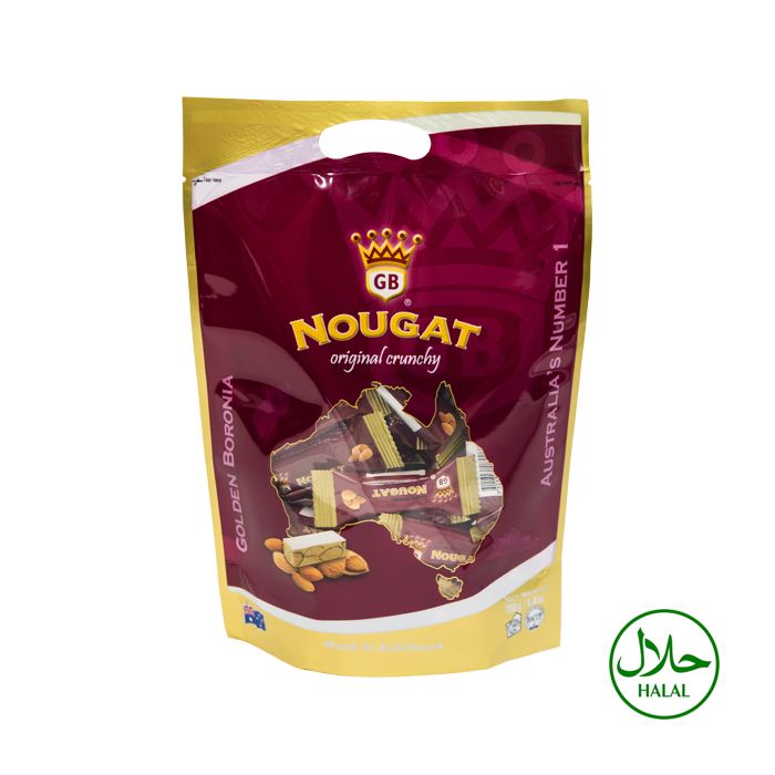 Golden Boronia Almond Crunchy Nougat 250g