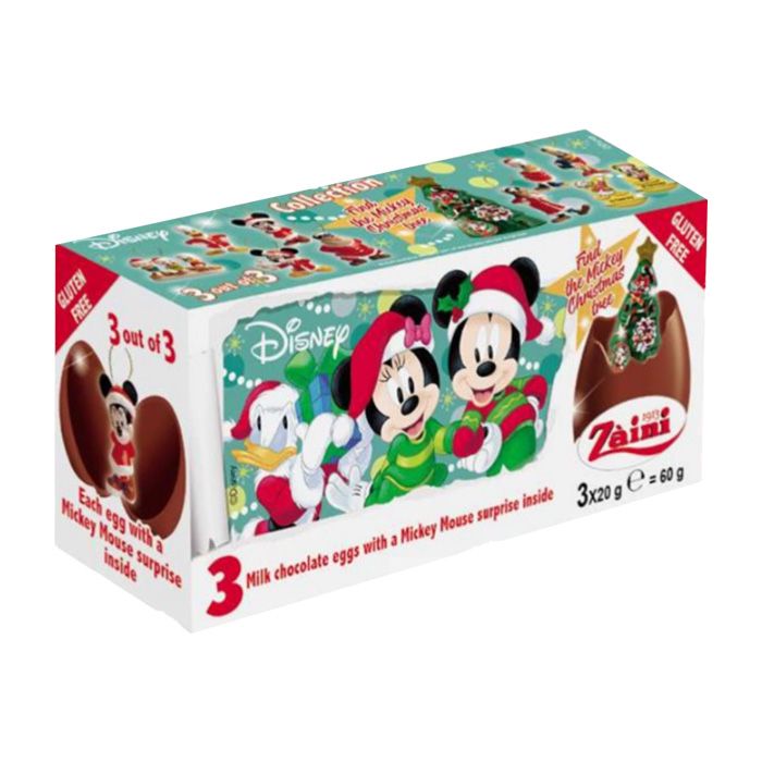 Zaini Mickey Mouse Christmas Tripack 60g