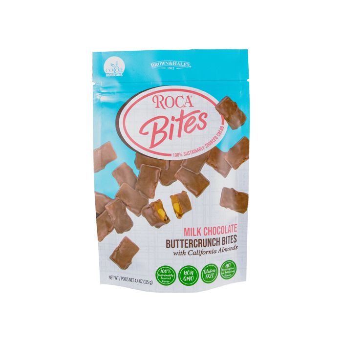 Milk Chocolate Roca Buttercrunch Bites Pouch 125g