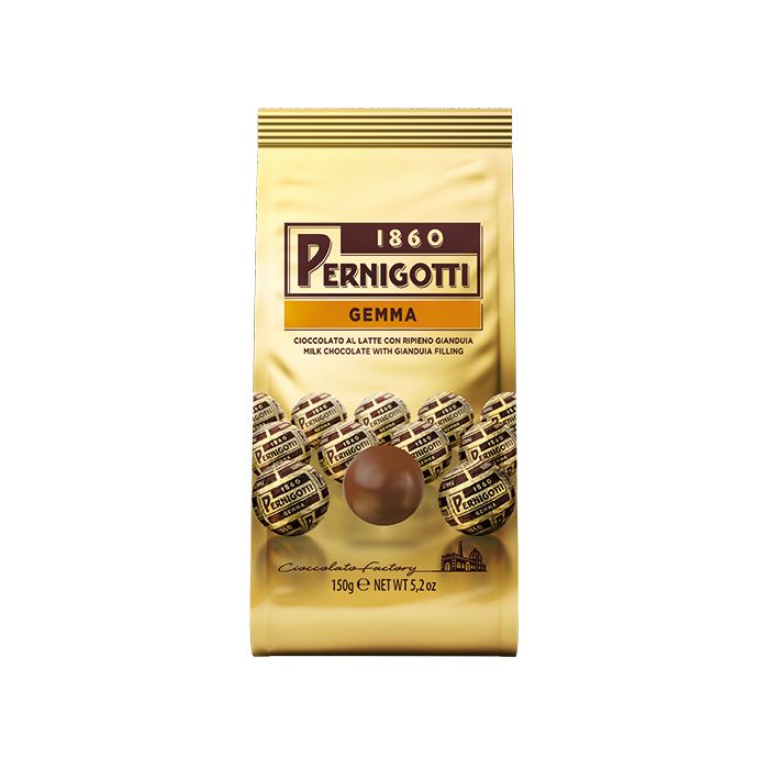 Pernigotti Gemma Milk Chocolate with Gianduia Filling 150g