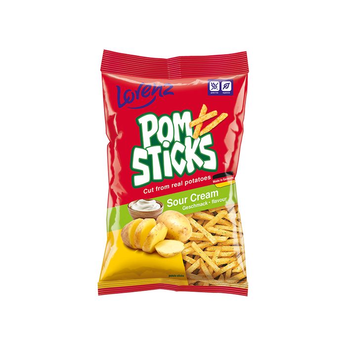 Lorenz Pomsticks Sour Cream 70g