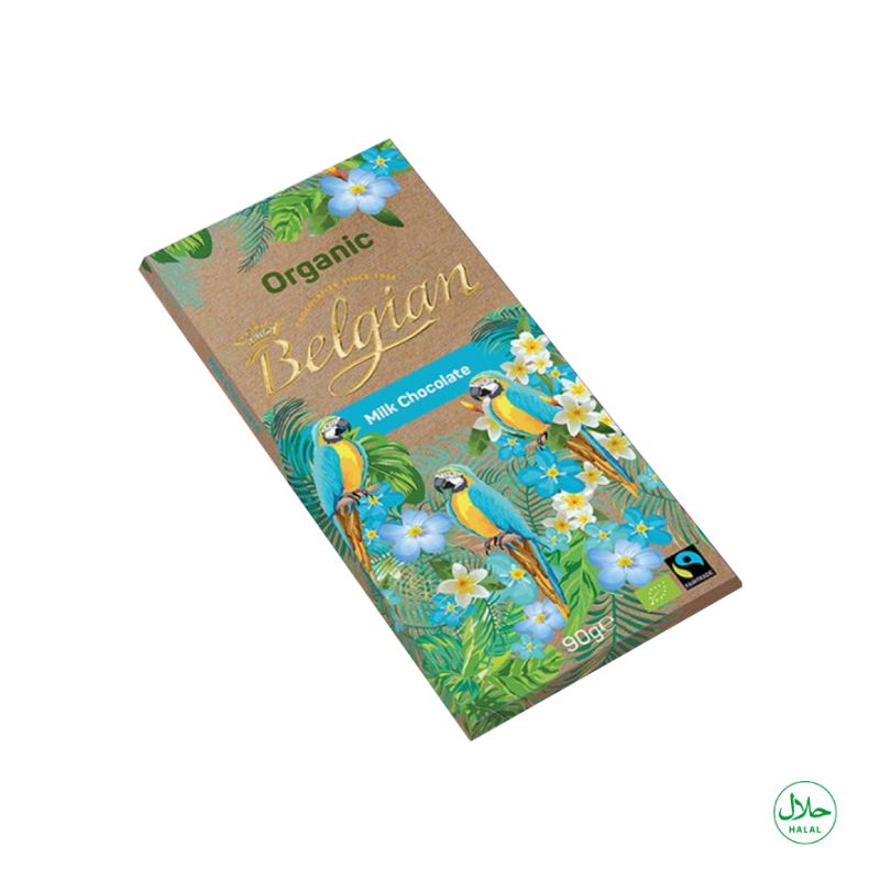 The Belgian Organic Milk Chocolate Bar 90g