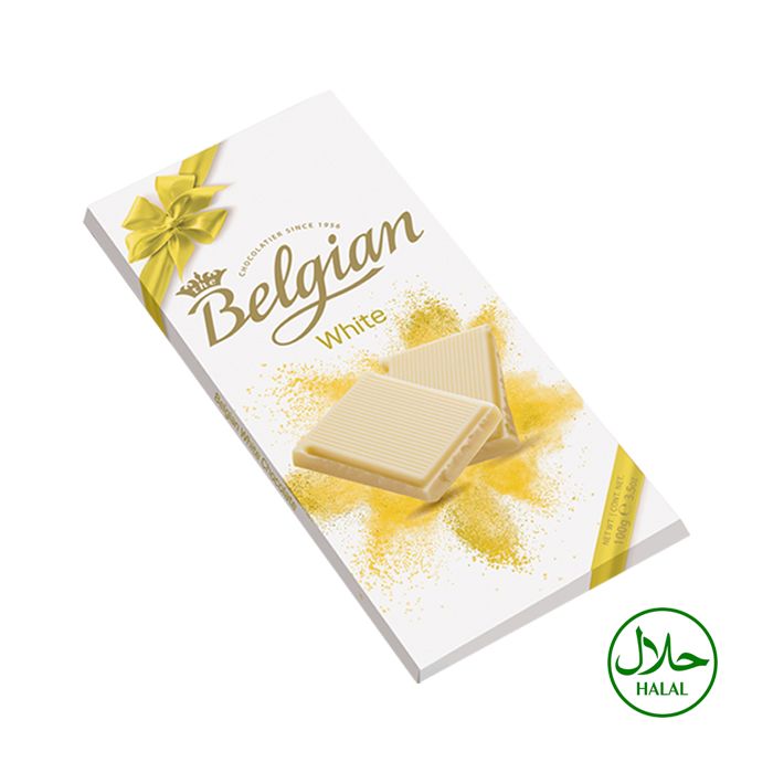 The Belgian White Chocolate Bar 100g