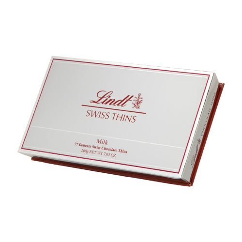 Lindt SWISS THINS Milk 200g