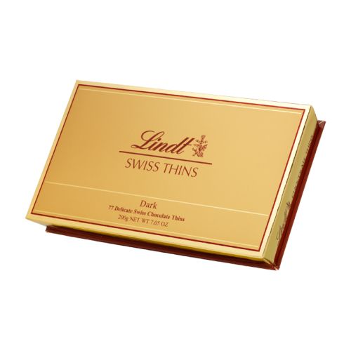 Lindt SWISS THINS Dark 200g