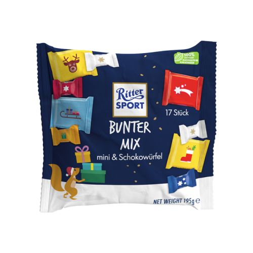 Ritter Sport Christmas Bunter Mix 195g