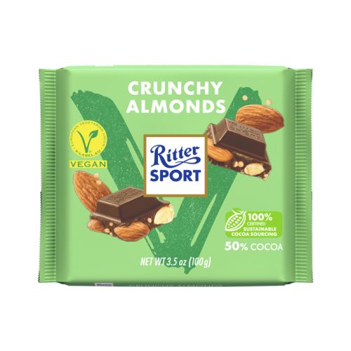 Ritter Sport Crunchy Almond Vegan 100g