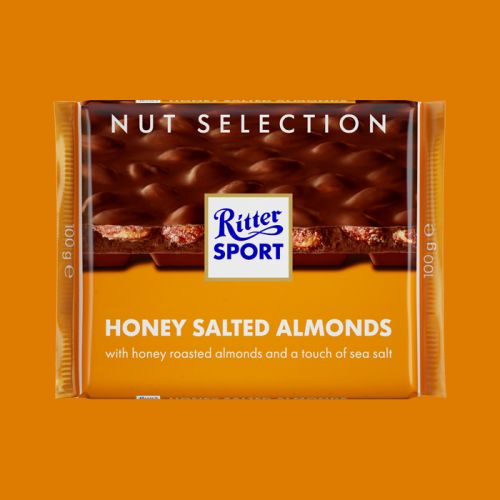 Ritter Sport Honey Salted Almonds 100g