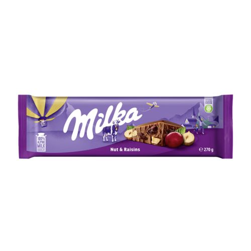 Milka Raisins & Hazelnuts 270g