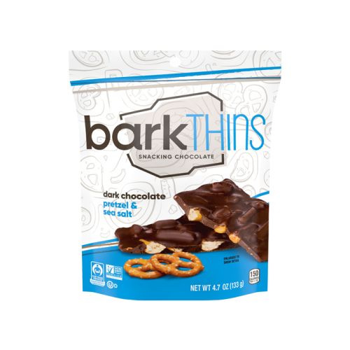 barkTHINS Dark Chocolate Pretzel & Sea Salt 133g