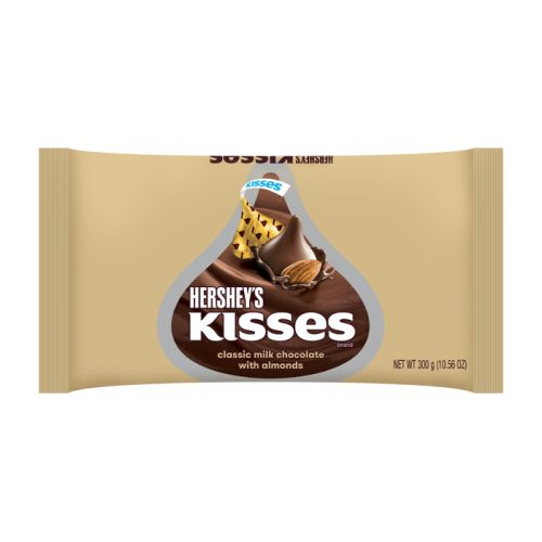 Hershey's Kisses Milk Chocolate with Almonds 300g