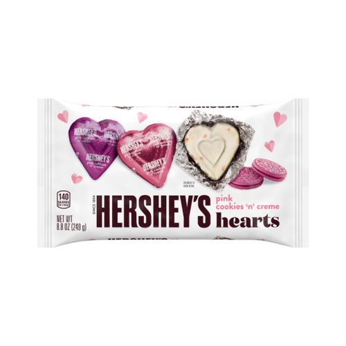HERSHEY'S COOKIES 'N' CREME Pink Hearts 249g