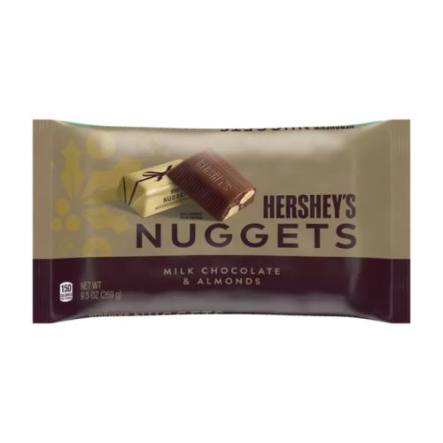 HERSHEY'S Nuggets Holiday Milk Chocolate with Almonds 269g