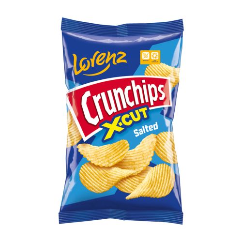 Lorenz Crunchips X-Cut Salted 75g