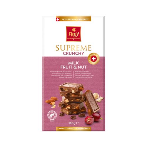 Frey Supreme Milk Fruit & Nuts 180g