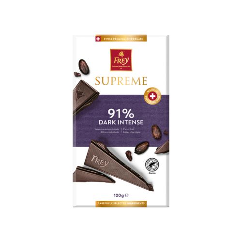 Frey Supreme 91% Dark Intense 100g