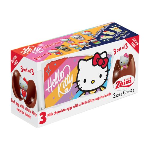 ZA-HELLO KITTY CHOC EGGS 60G-DL