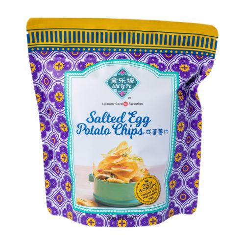 Shi Le Po Salted Egg Potato Chips 80g