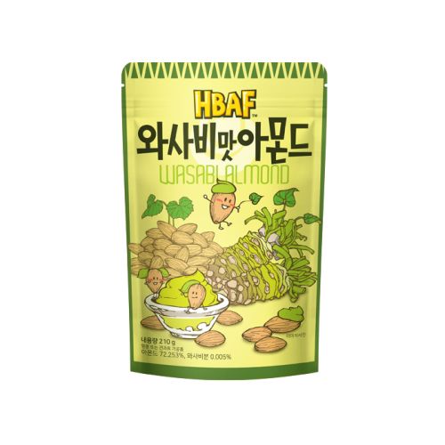 HBAF Wasabi Almond 210g