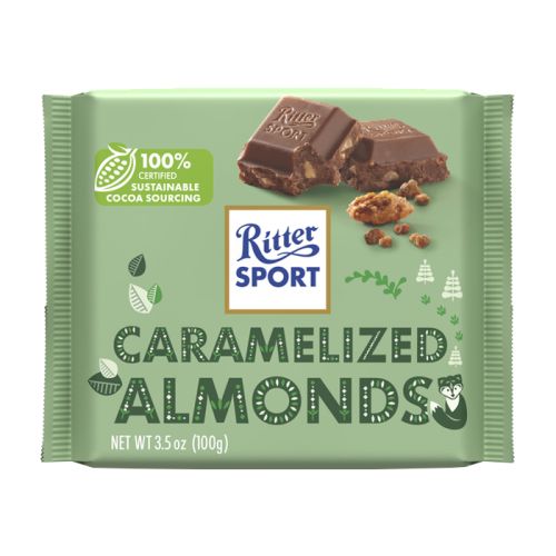 Ritter Sport Caramelized Almonds 100g