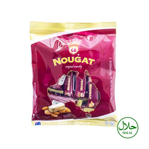 Golden Boronia Almond Crunchy Nougat 100g