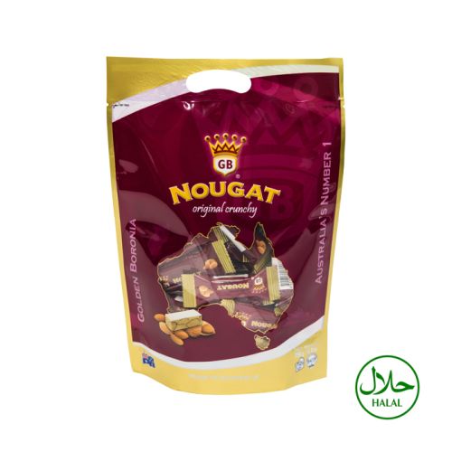Golden Boronia Almond Crunchy Nougat 250g