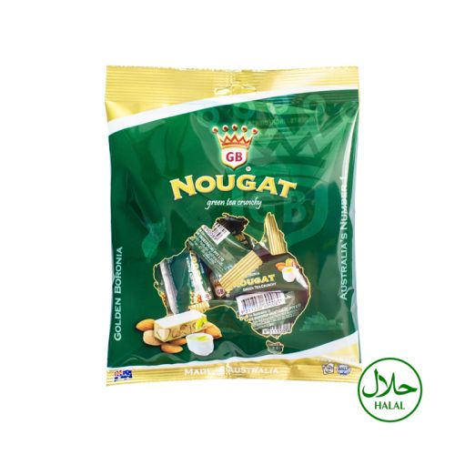 Golden Boronia Green Tea Crunchy Nougat 100g