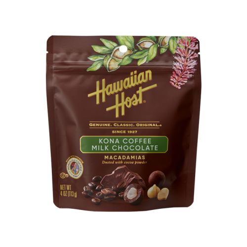 Hawaiian Host Kona Coffee Milk Chocolate 113g
