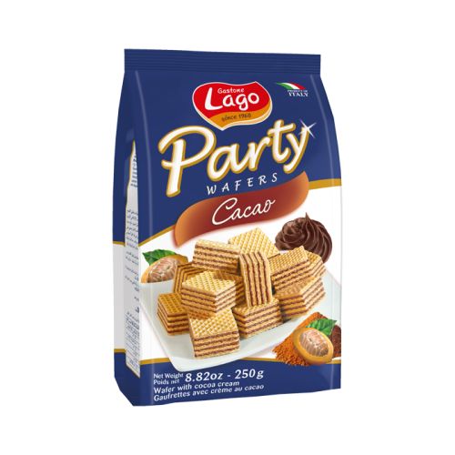 Lago Party Wafers Cocoa 250g