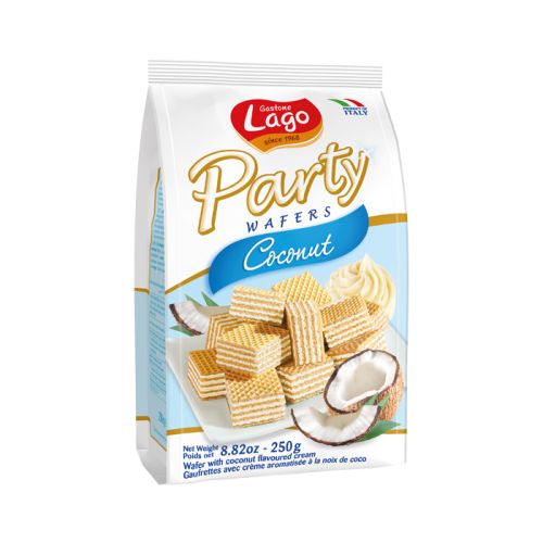 Lago Party Wafers Coconut 250g