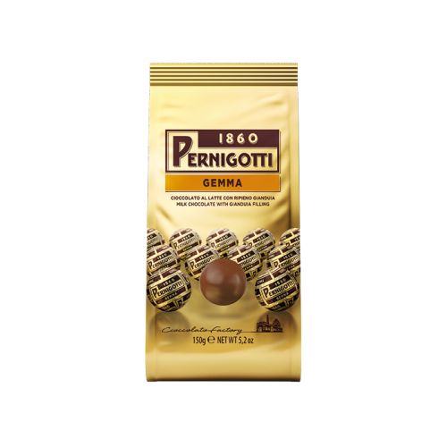 Pernigotti Gemma Milk Chocolate with Gianduia Filling 150g